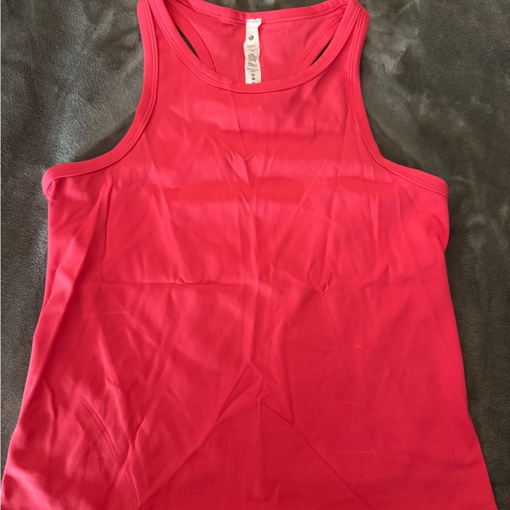 Lululemon Athletica Vibrant Pink Tank Top